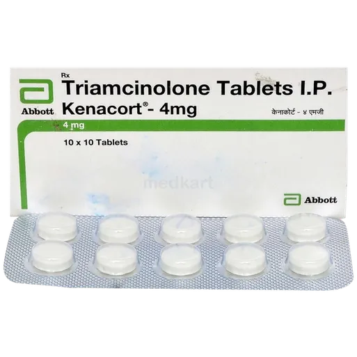 kenacort 4mg tablet 10's